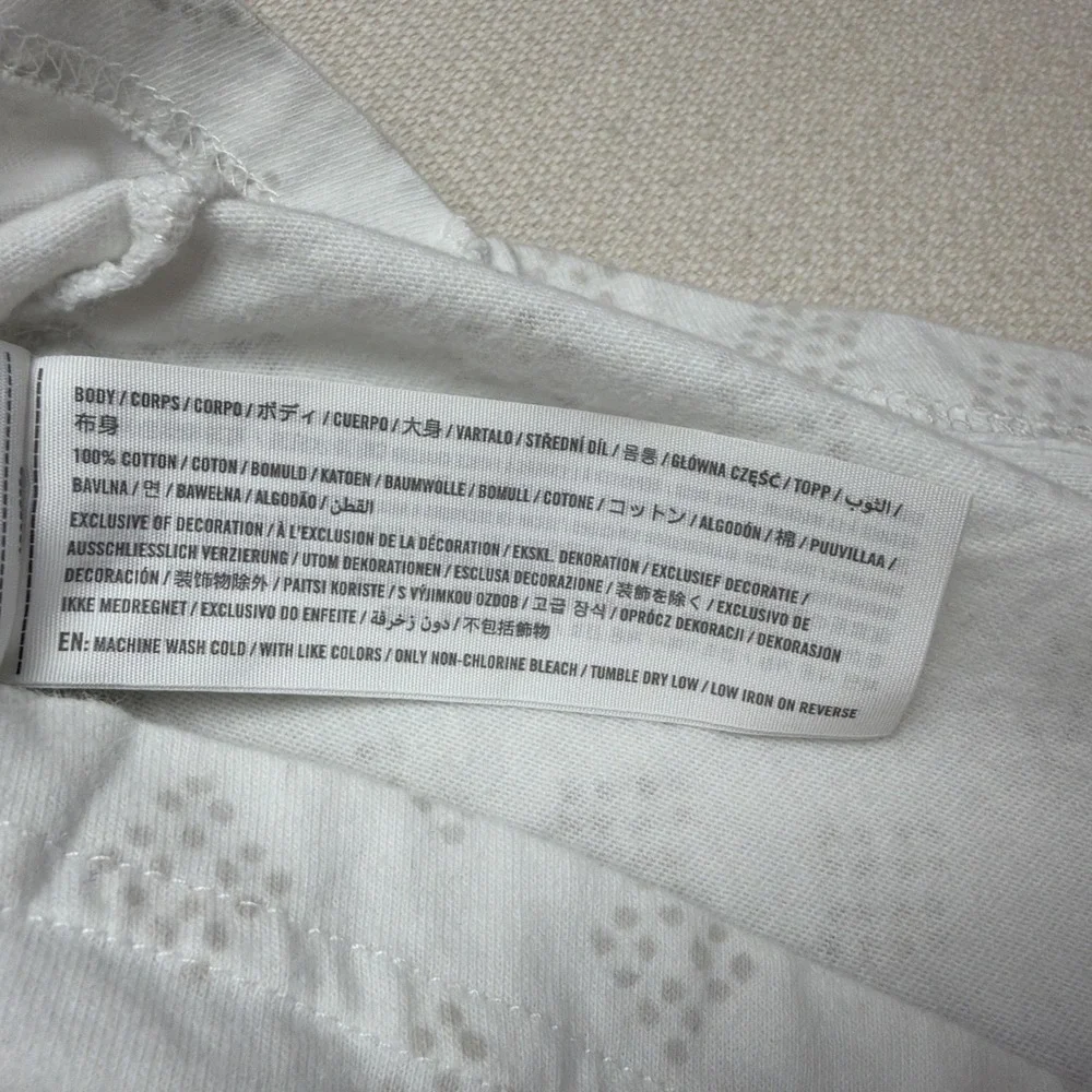 Abercrombie & Fitch Crewneck Shirt Mens Size M White Soft A&F Tee Preppy
